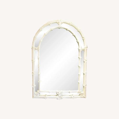 Used Serge Roche Gampel Stoll White Palm Mirror for sale on AptDeco