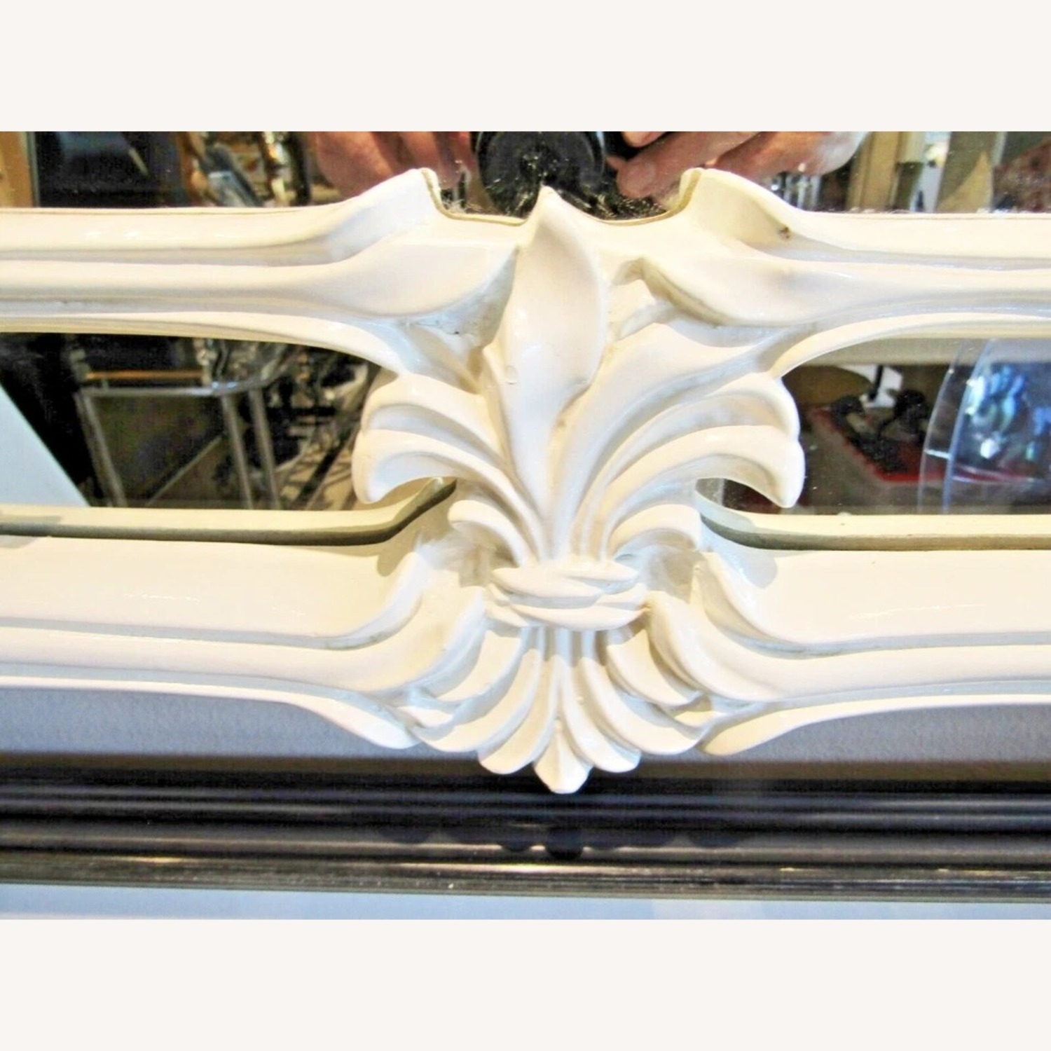 Serge Roche Gampel Stoll White Palm Mirror  - image-7