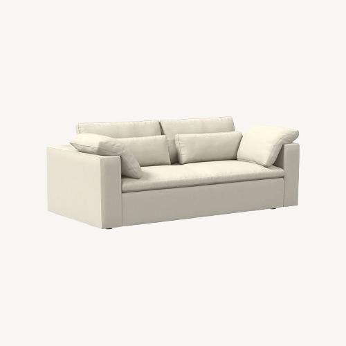 Used Harmony Modular 85" Sleeper Sofa, Performance Basketweave, Alabaster for sale on AptDeco