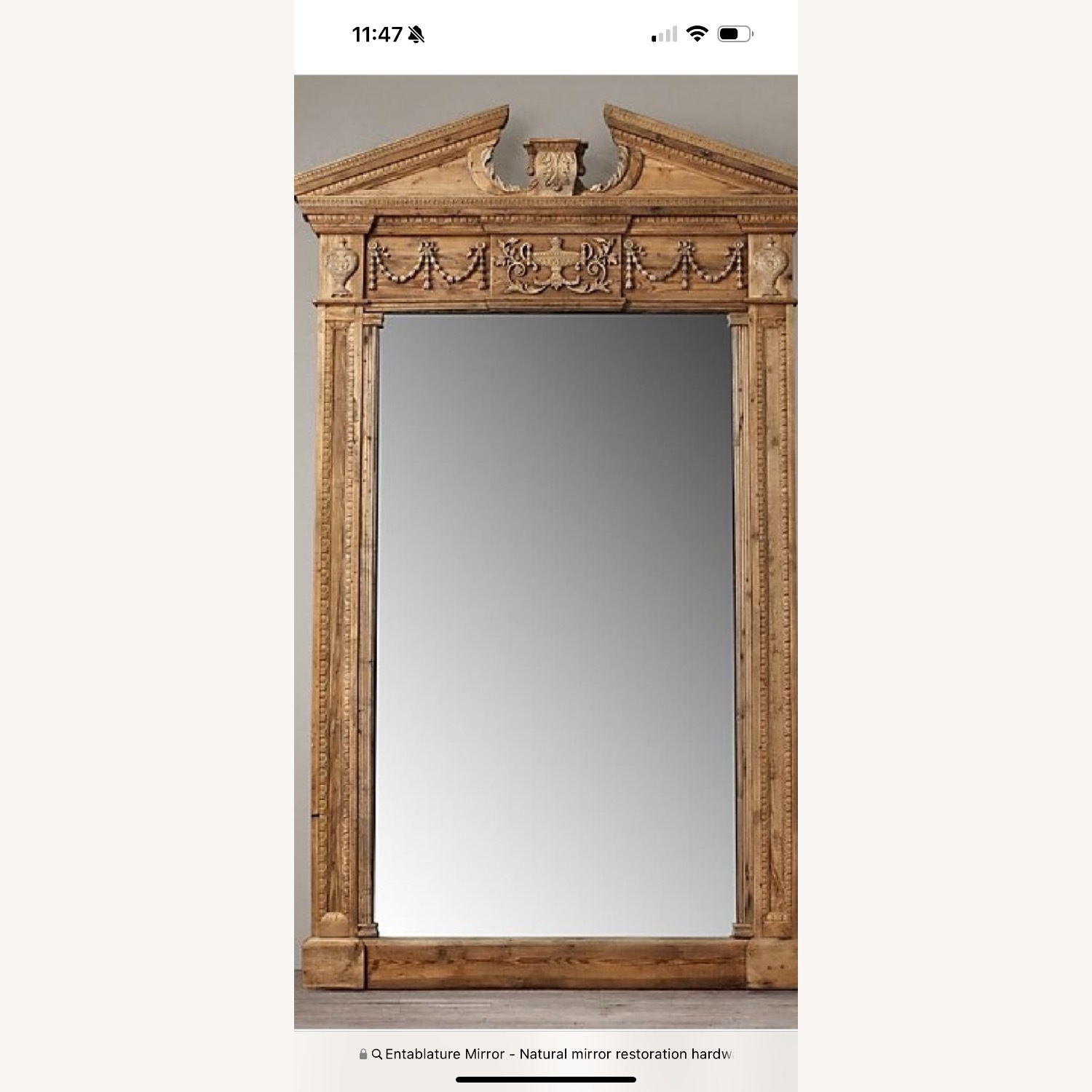 Restoration Hardware Floor Mirror - image-2