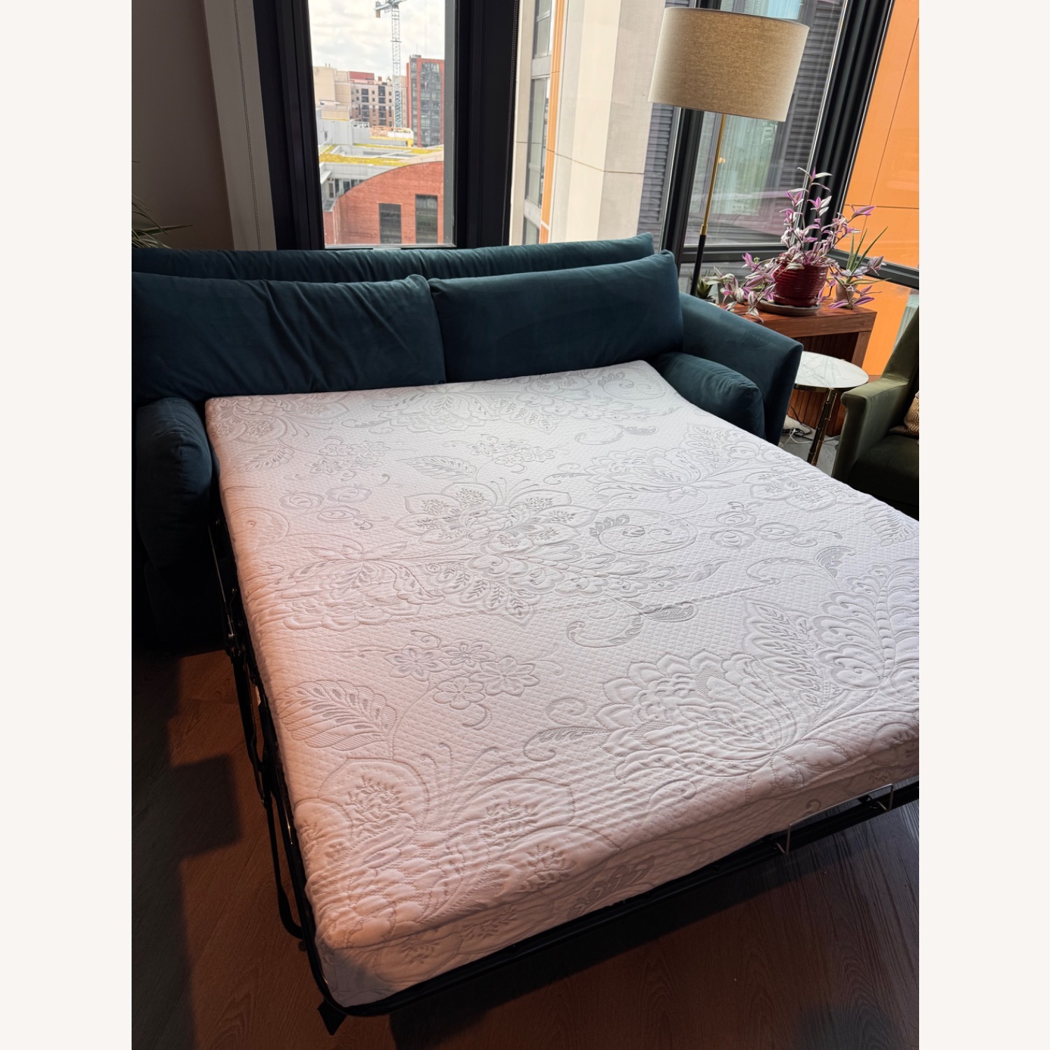 West Elm Shelter Queen Sleeper Sofa - image-4