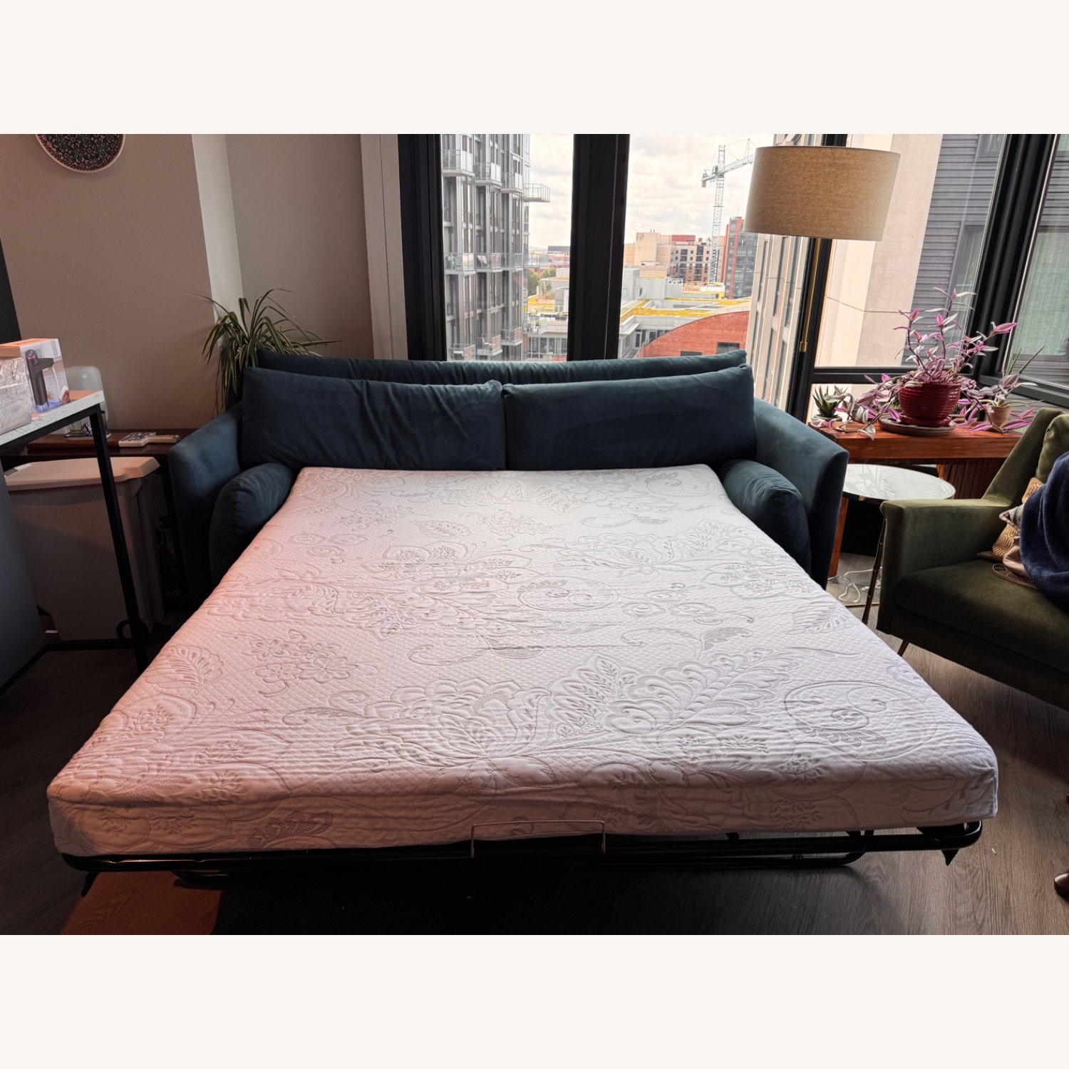 West Elm Shelter Queen Sleeper Sofa - image-5