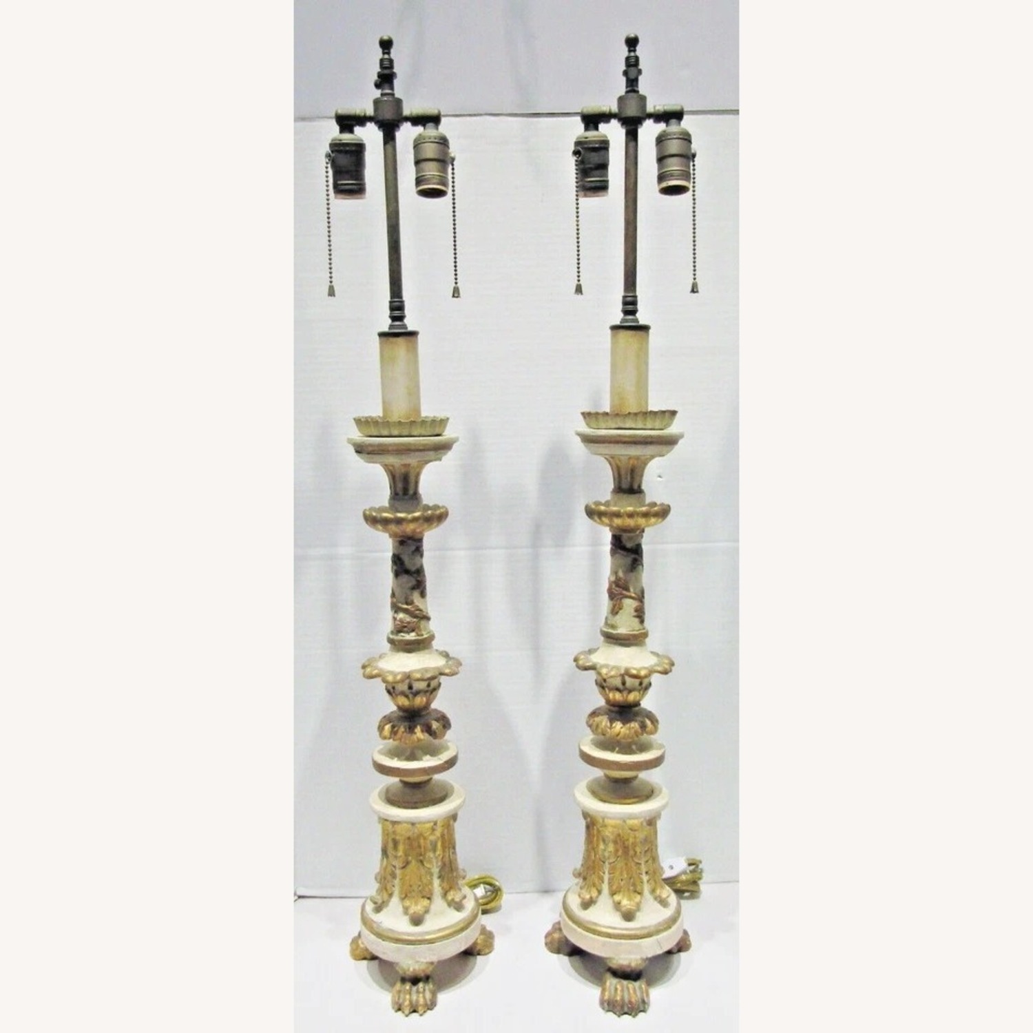 Pair Antique 18th Century Italian Table Lamps - image-2