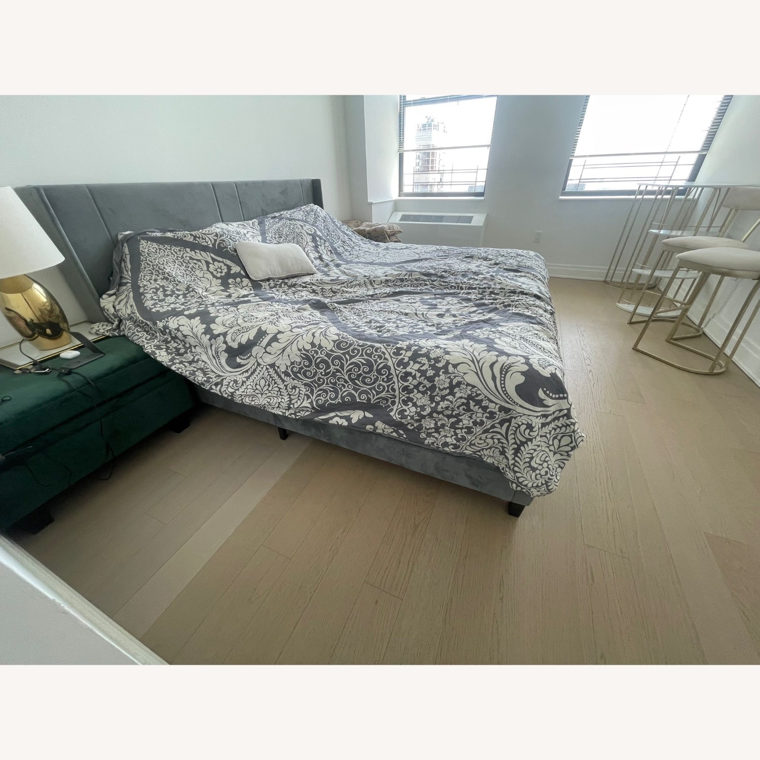 King Grey Bed - image-2