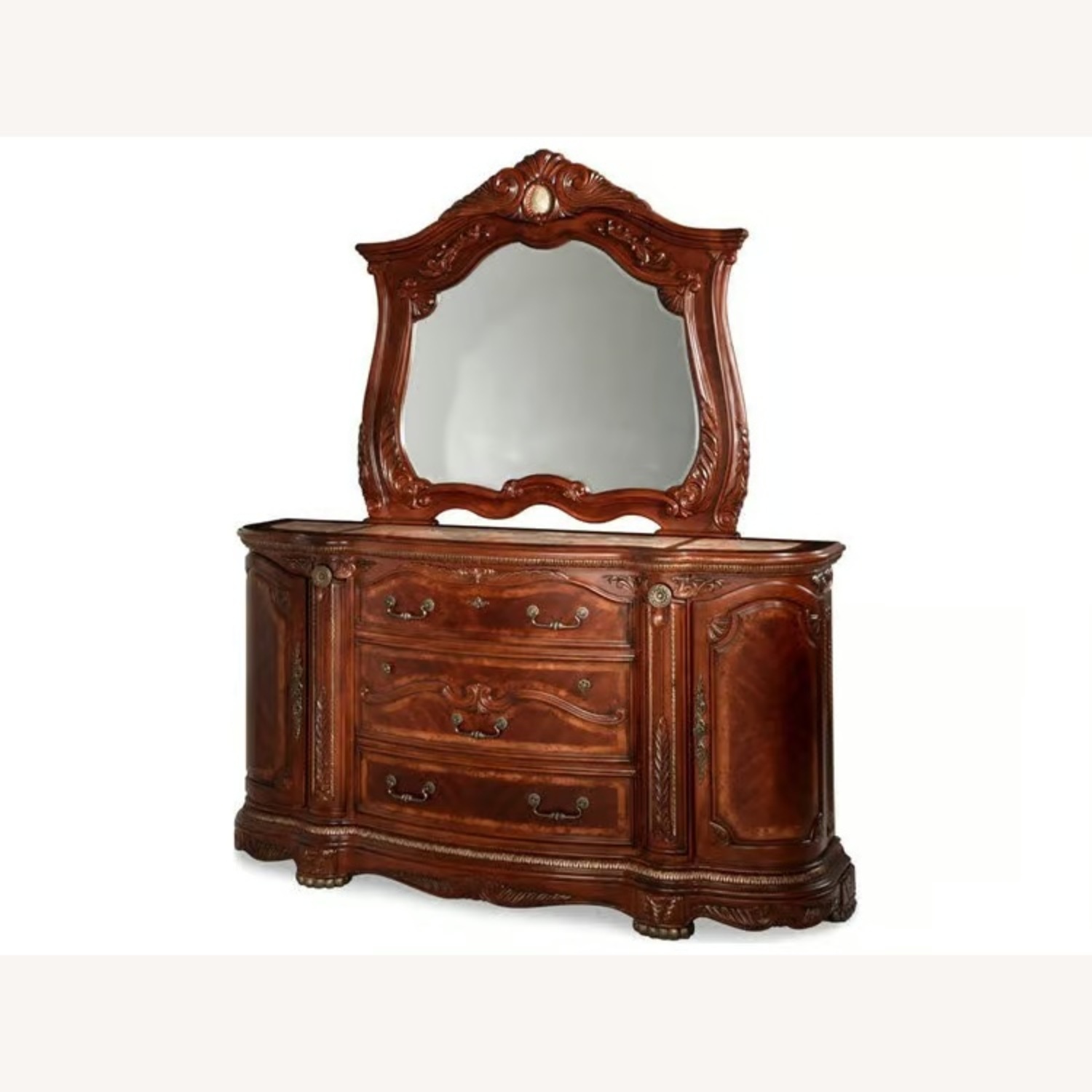 Michael Amini Cortina Dresser with Mirror - image-4