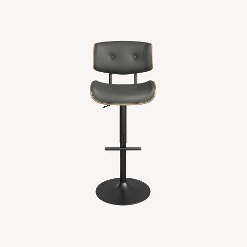 Used Olive-Green Comfortable Bar Stools (2x) for sale on AptDeco