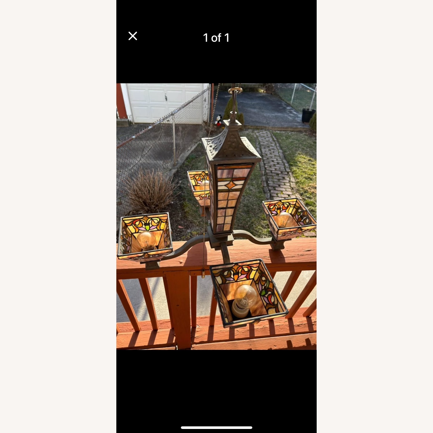 Stained Glass Chandelier - image-3