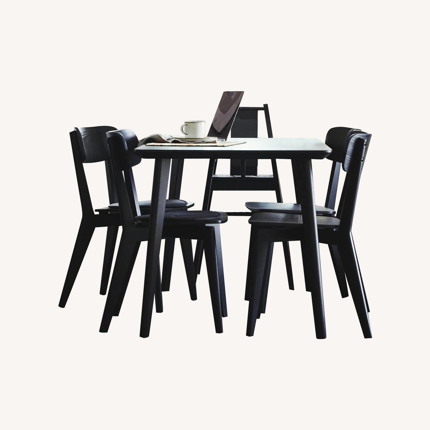 IKEA LISABO Table and 4 Chairs - AptDeco