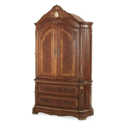 Used Michael Amini Cortina Armoire  for sale on AptDeco