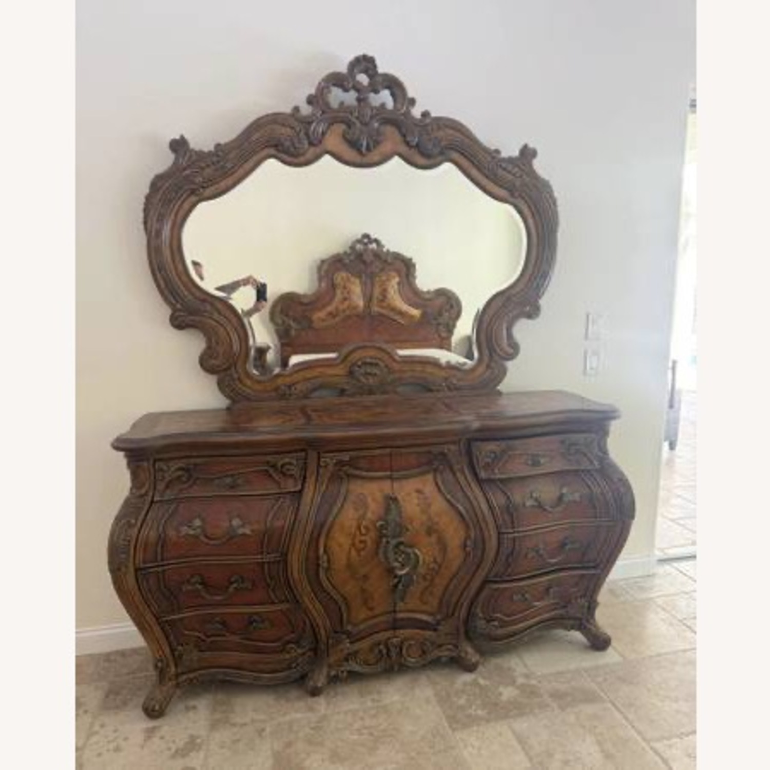 Michael Amini Palais Royale Dresser with Mirror - image-2