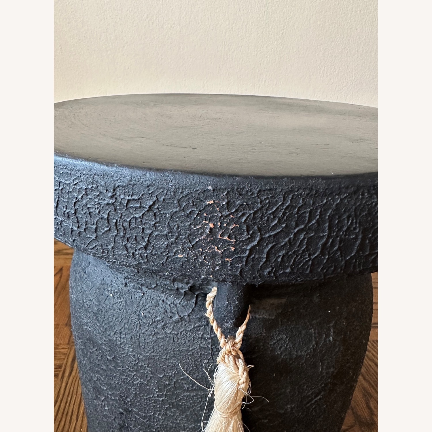 Anthropologie Waverly Tasseled Stool - image-5