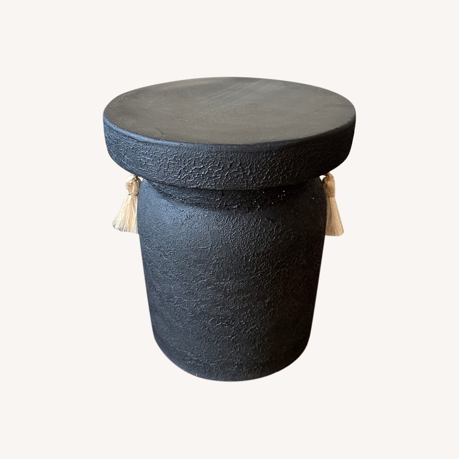 Anthropologie Waverly Tasseled Stool - image-6