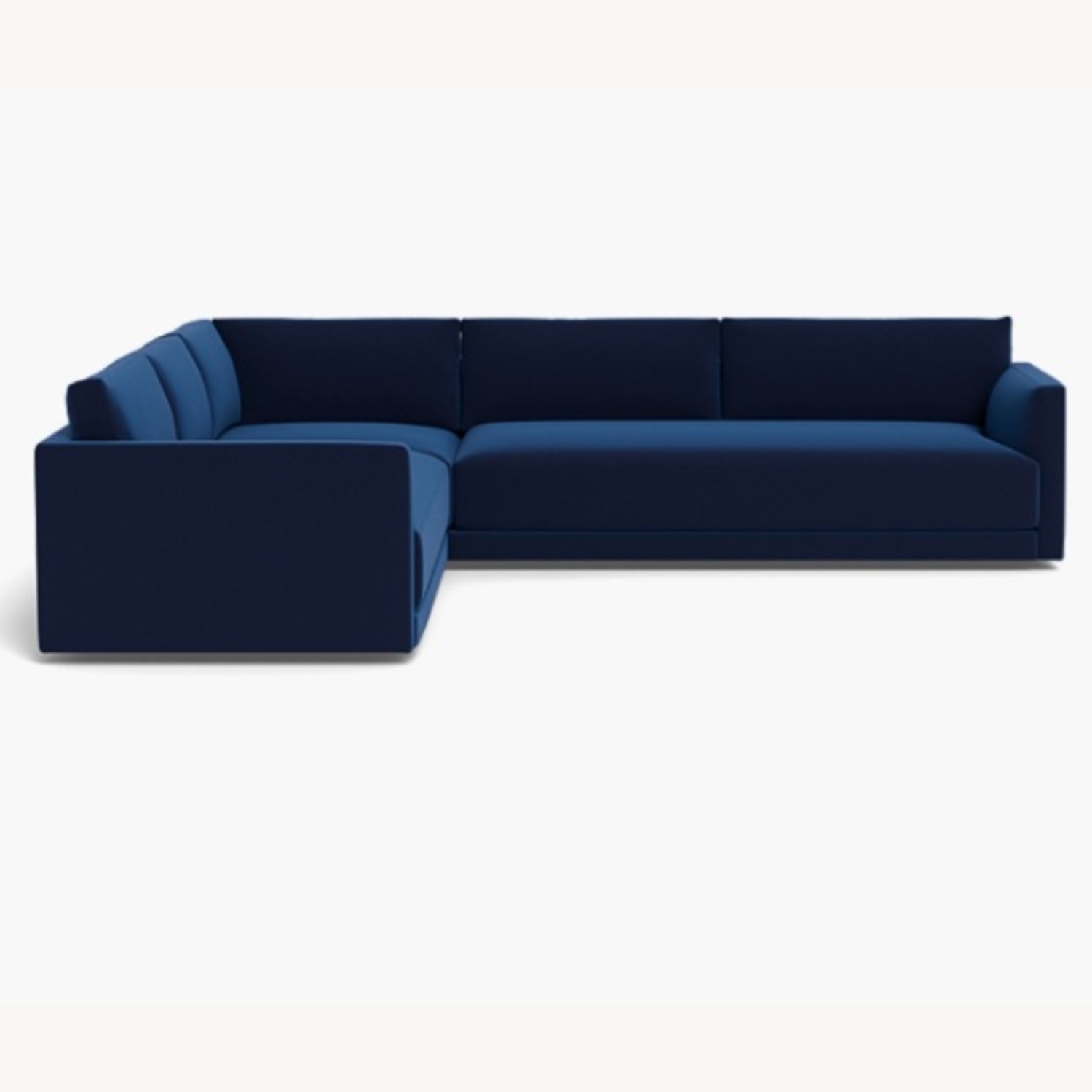  Interior Define Lukas Velvet L Sectional  - image-4