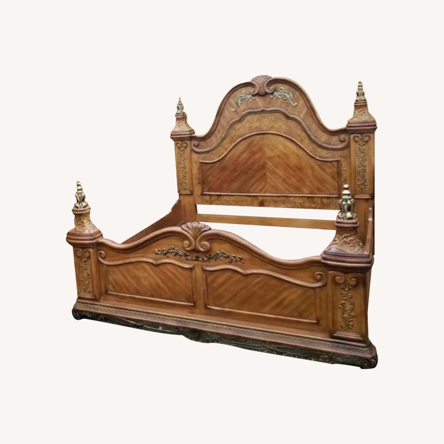 Michael Amini Venetian King Size Bedframe - image-0