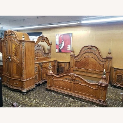 Used Michael Amini Venetian King Size Bedframe for sale on AptDeco