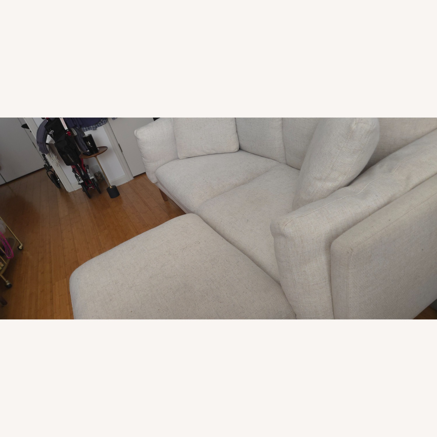 Castelry Owen 2 Seat Sofa and Ottoman - image-2