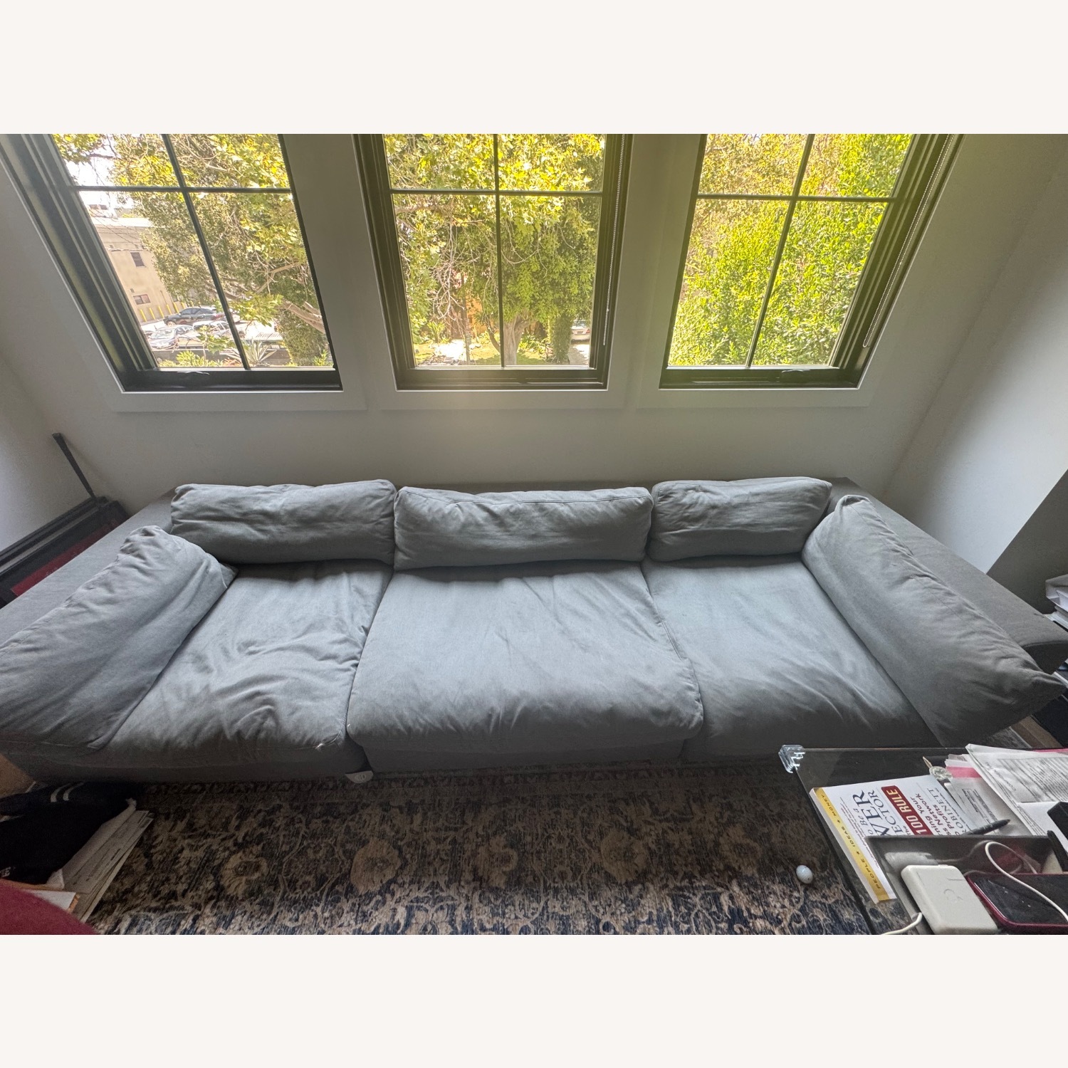 Modani Gray Cloud Couch - image-4