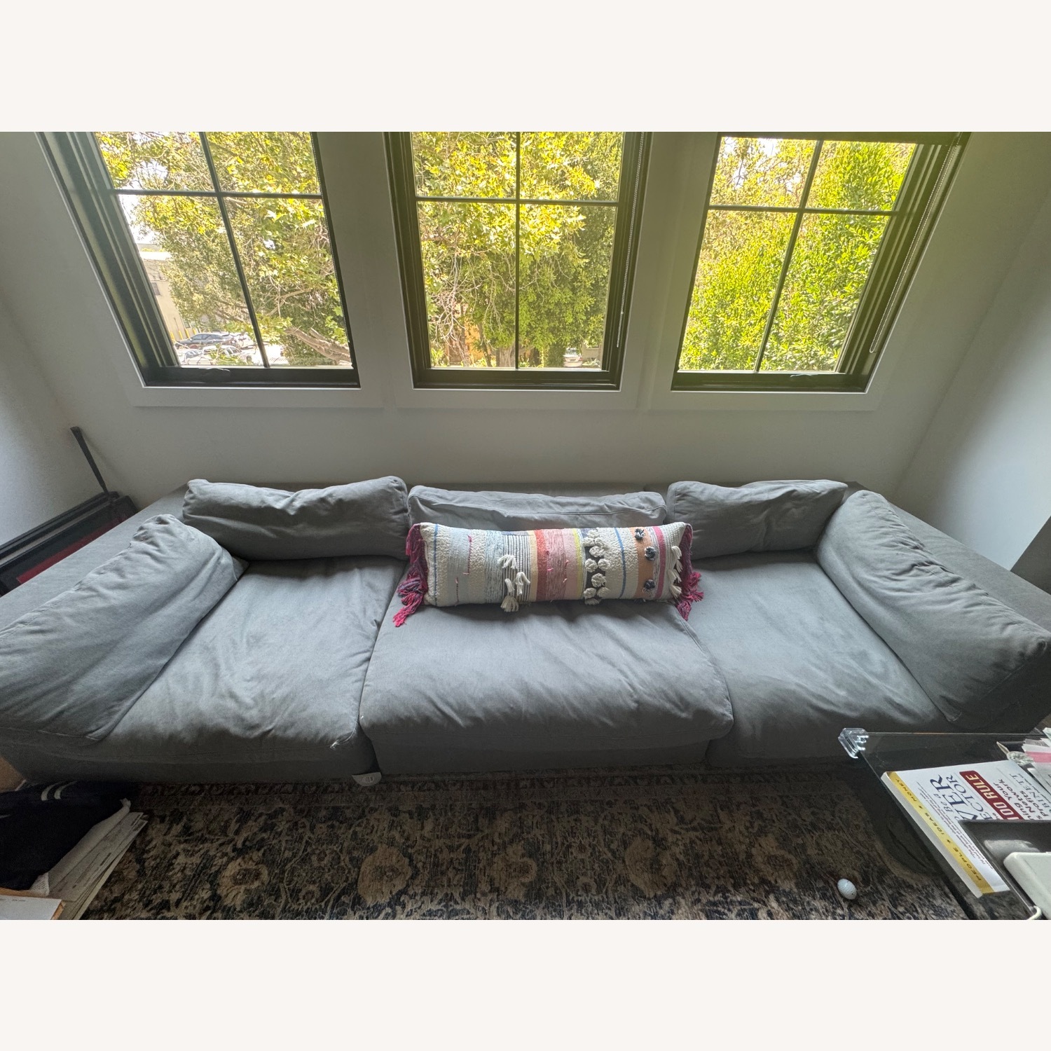 Modani Gray Cloud Couch - image-3