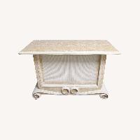 Betty Cobonpue Tessellated Stone Pencil Reed Bar