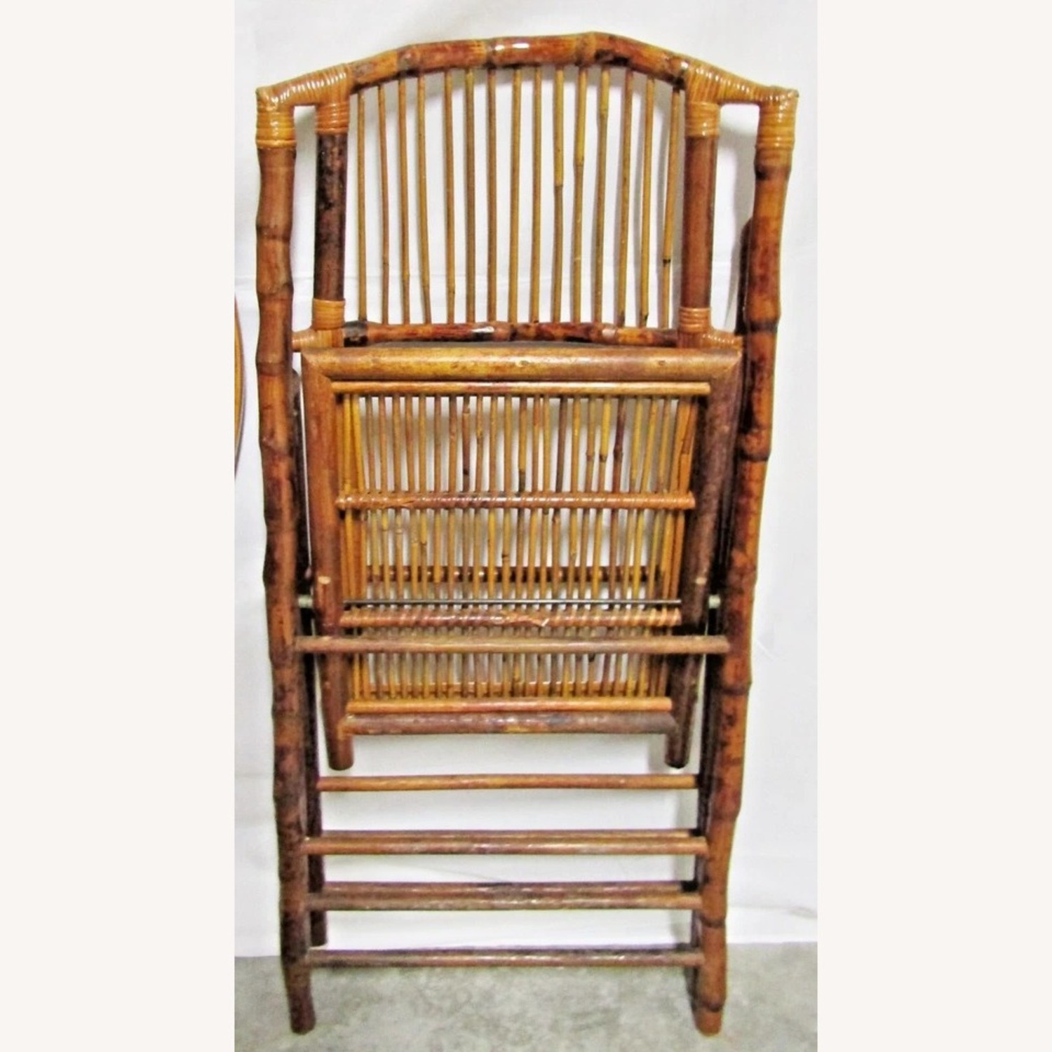 1970s Faux Tortoise Bamboo Bistro Set - image-9