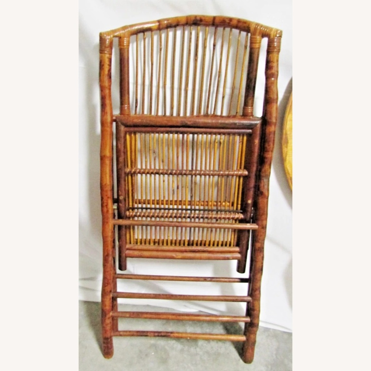 1970s Faux Tortoise Bamboo Bistro Set - image-7