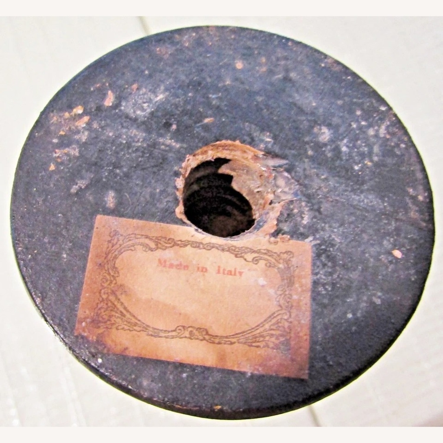 Italian Hand Carved Wood Glass Top Cocktail Table - image-12