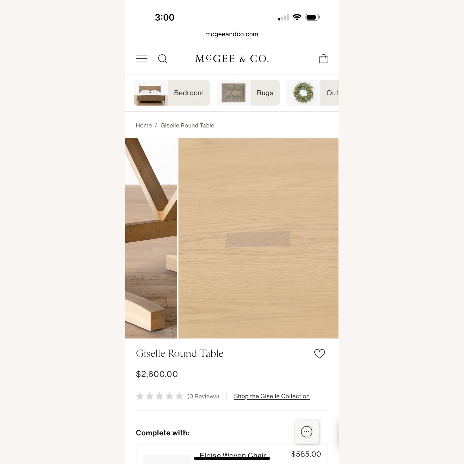 McGee & Co. Gisele Round Dining Table - image-9