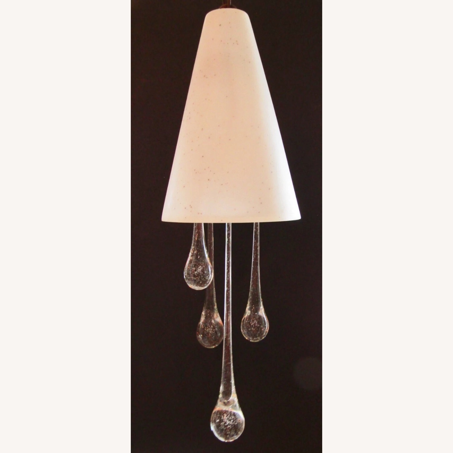 Carlos De Anda Pendant with Four Glass Raindrops - image-1