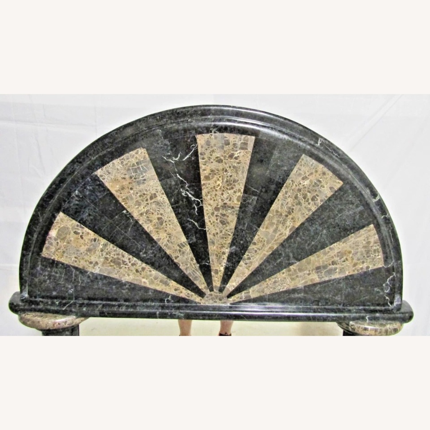 Maitland-Smith Tessellated Stone Wall Mirror - image-5