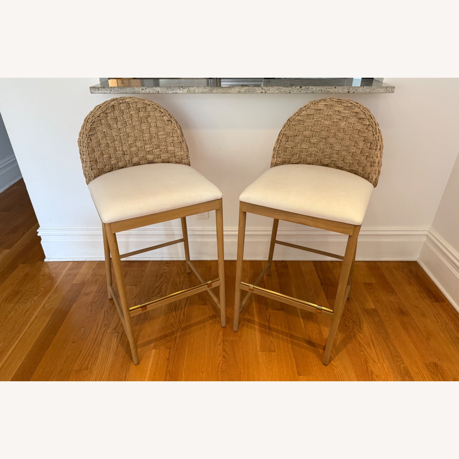 Set of 2 McGee and Co Molly Bar Stools - image-7
