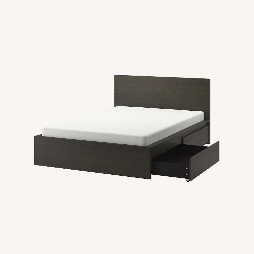 Used IKEA Queen Malm Bed with Storage  for sale on AptDeco
