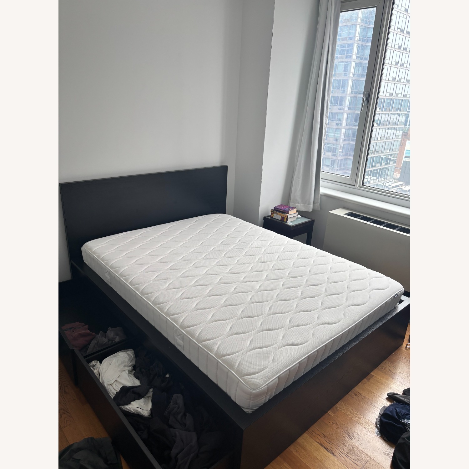 IKEA Queen Malm Bed with Storage  - image-2