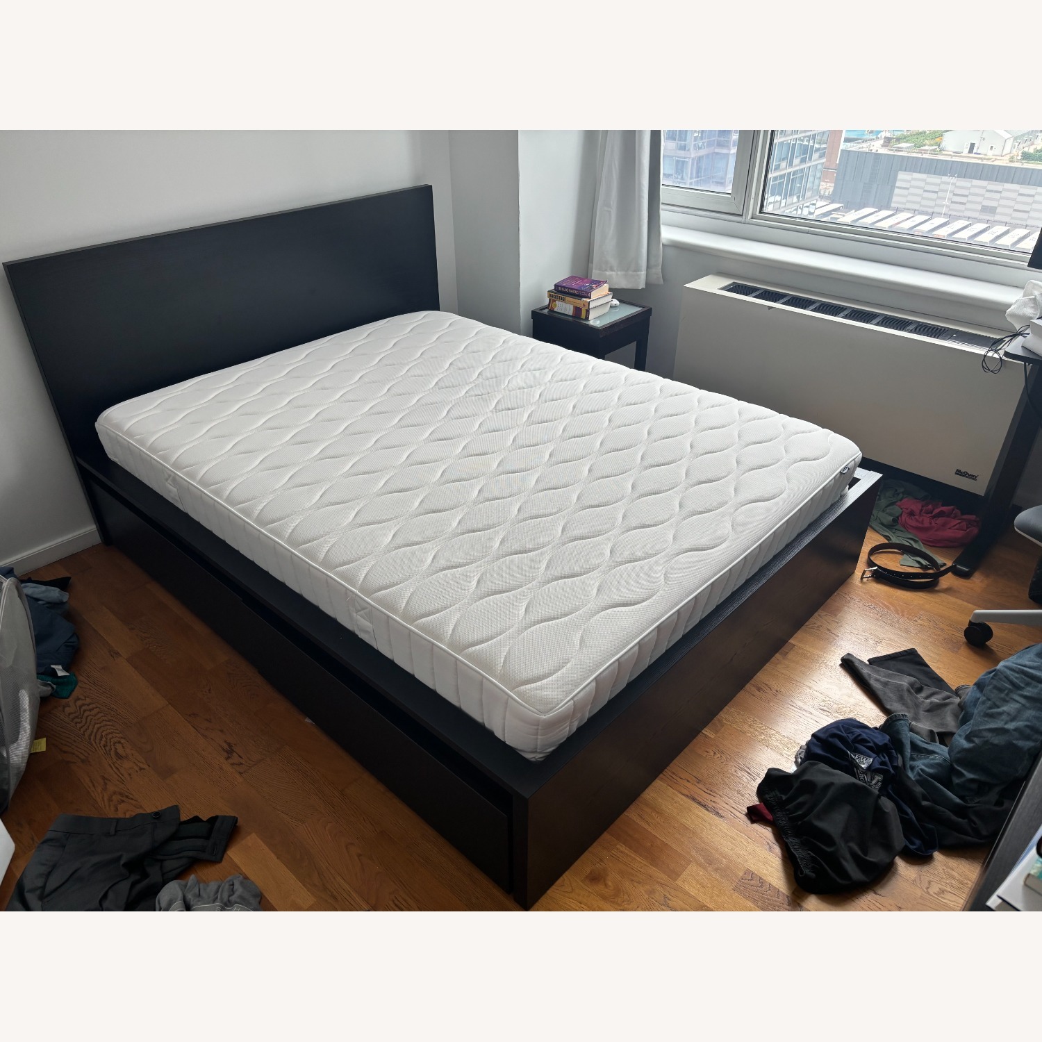 IKEA Queen Malm Bed with Storage  - image-1