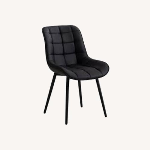Used Wayfair Black Back Side Chair Dining Chair for sale on AptDeco