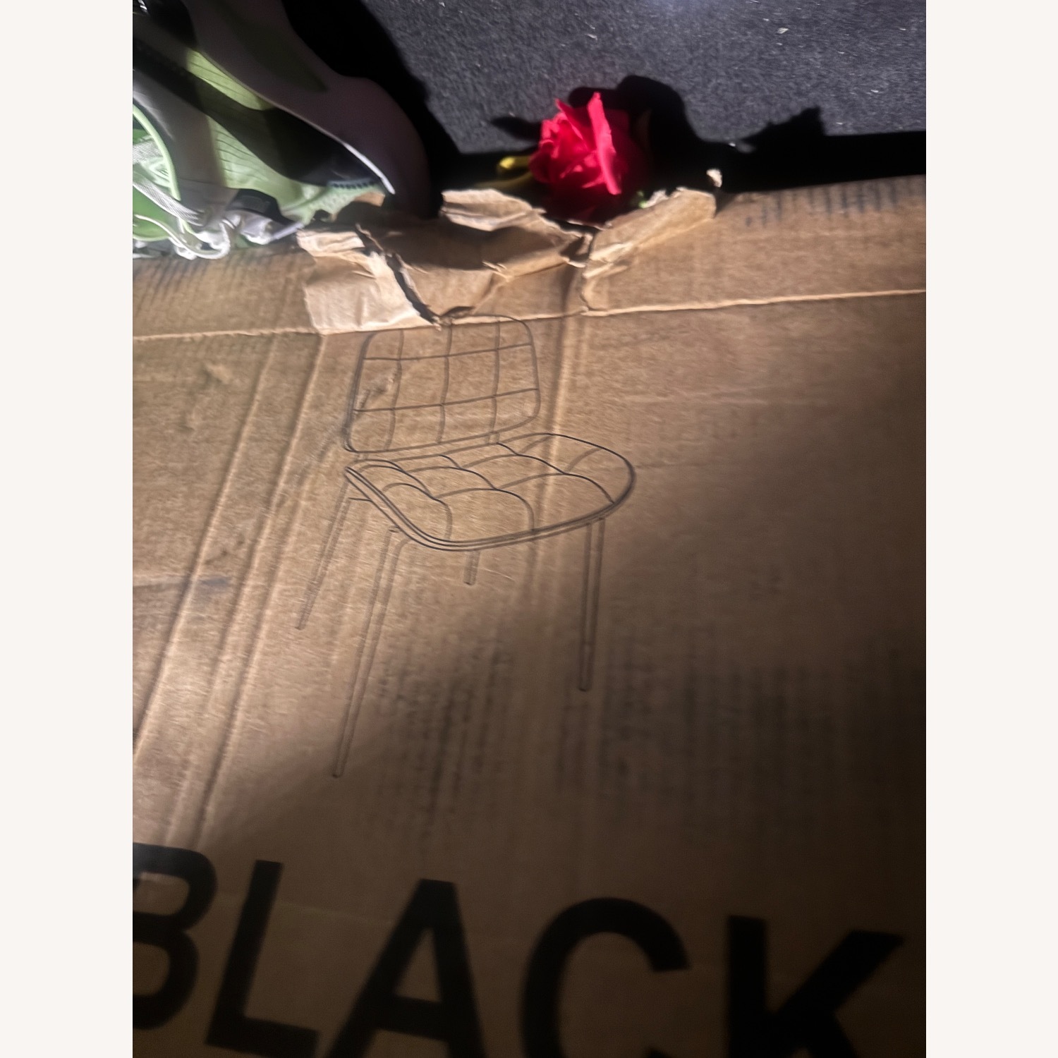 Wayfair Black Back Side Chair Dining Chair - image-1