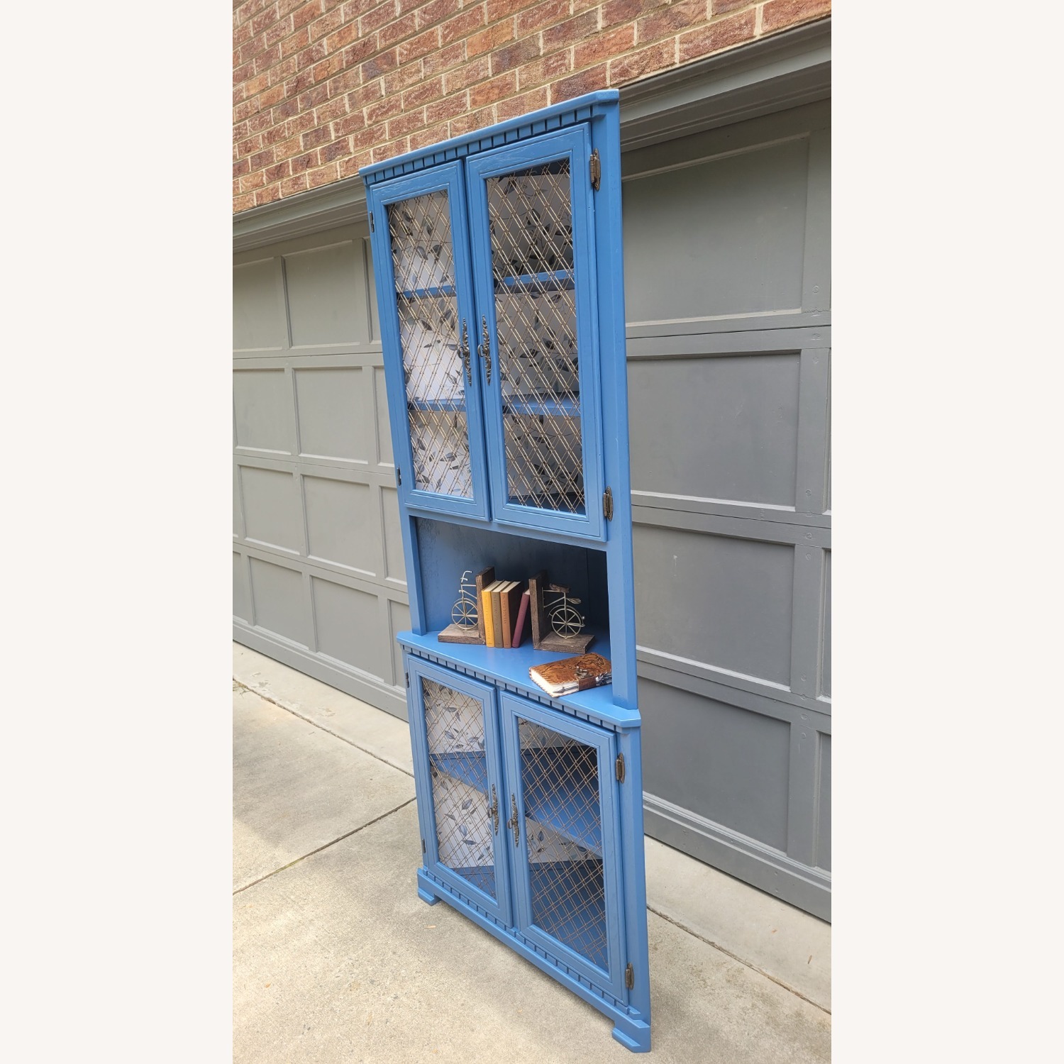 Antique Solid Wood Corner Cabinet Reimagined - image-3