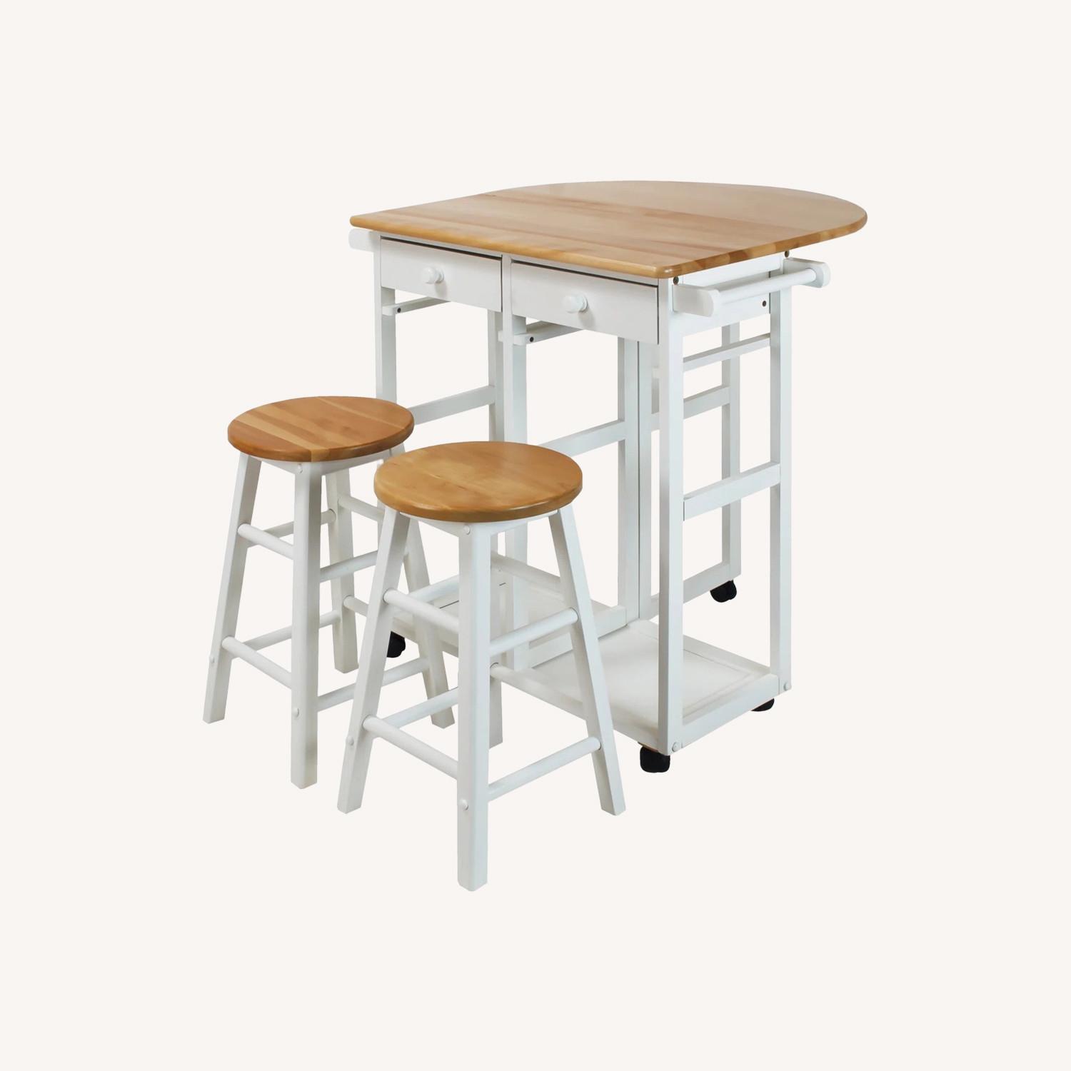 Wayfair Space-Saving High Top Table with Chairs - image-0