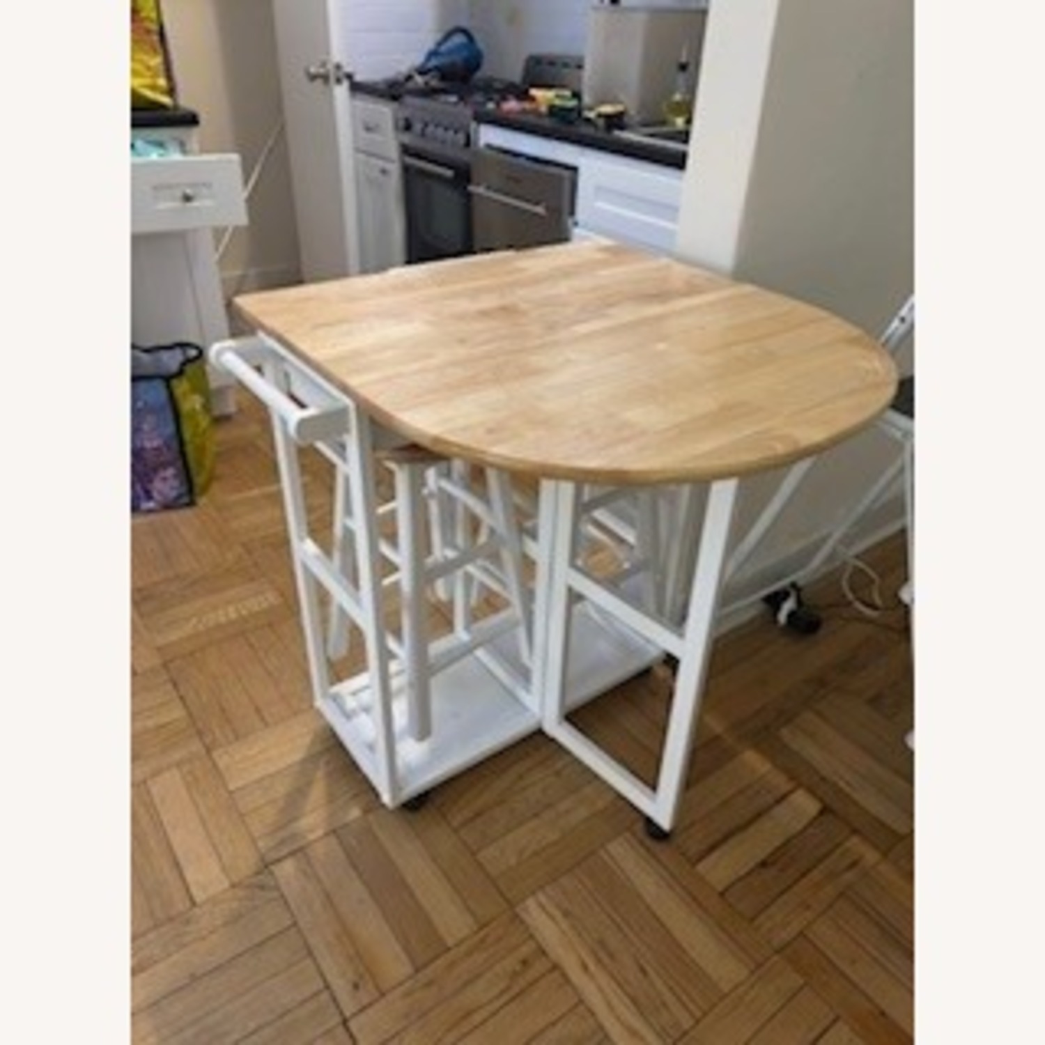 Wayfair Space-Saving High Top Table with Chairs - image-1