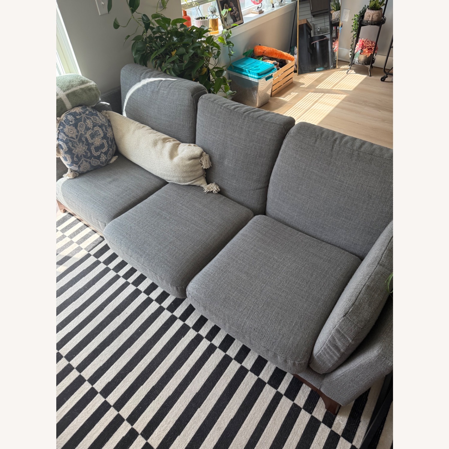 Article Ceni 83" Small Grey Sofa - image-2