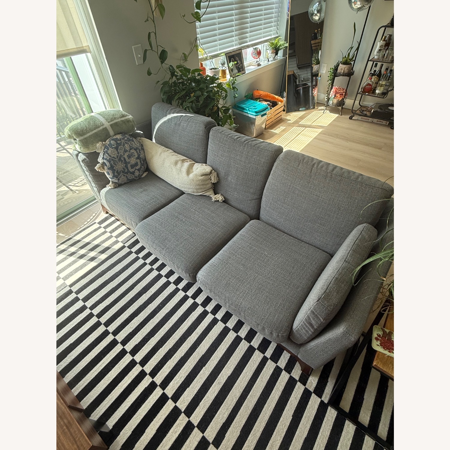 Article Ceni 83" Small Grey Sofa - image-1