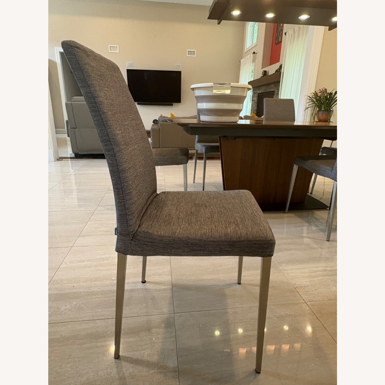 BoConcept Dark Gray Fabric Dining Chairs (8 Piece) - image-2