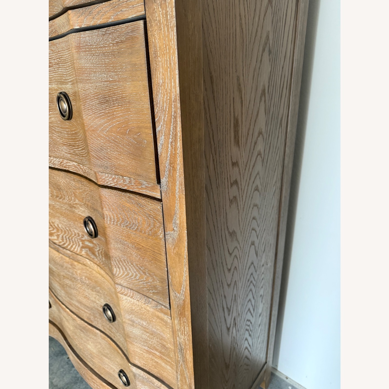 Arhaus 5-Drawer Wood & Marble Dresser - image-3