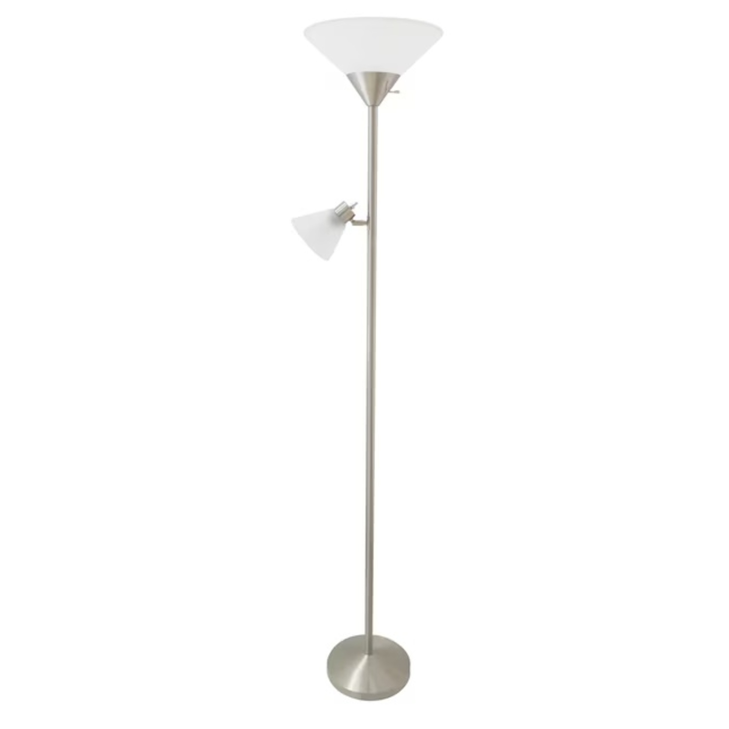 Modern Glass 2-Light Floor Lamp - image-4