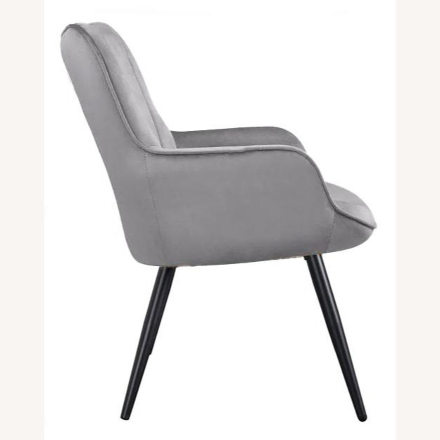 Modern Velvet Accent Chair - image-3