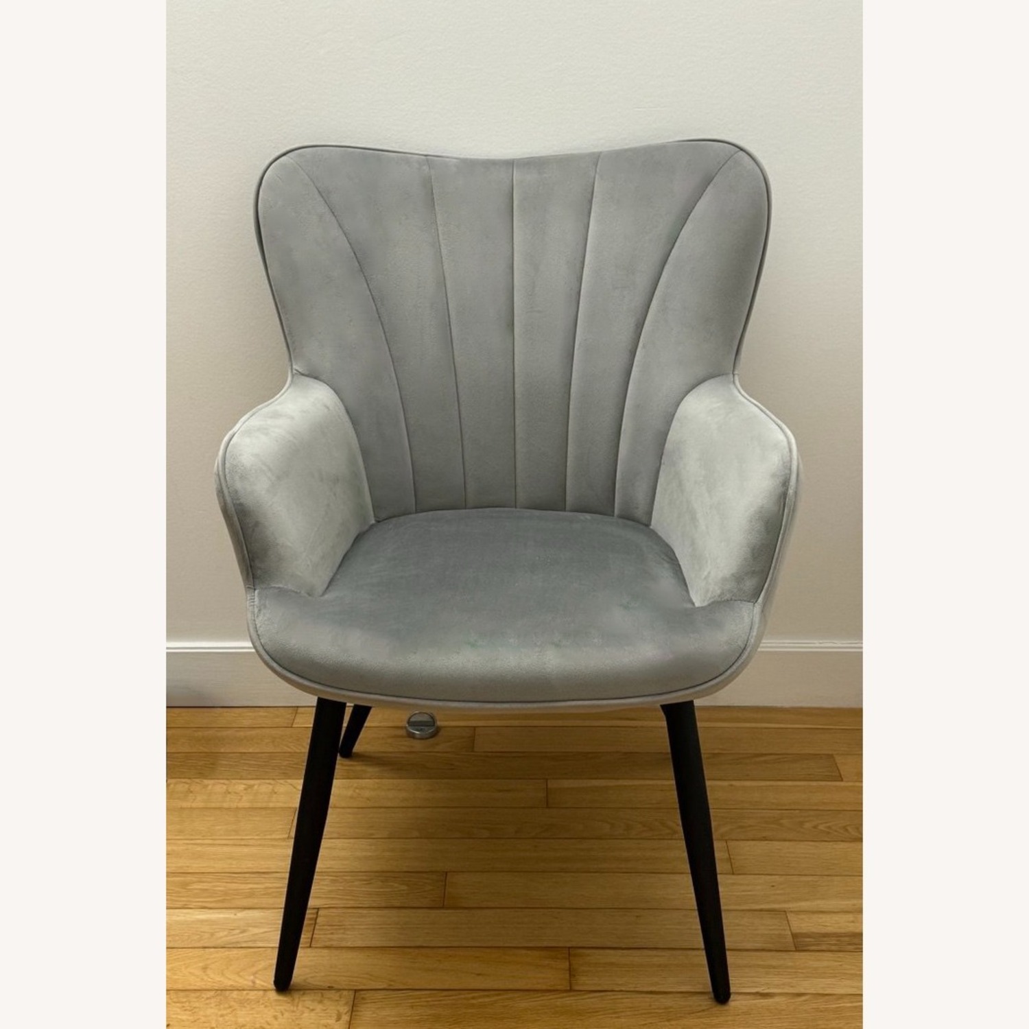 Modern Velvet Accent Chair - image-1