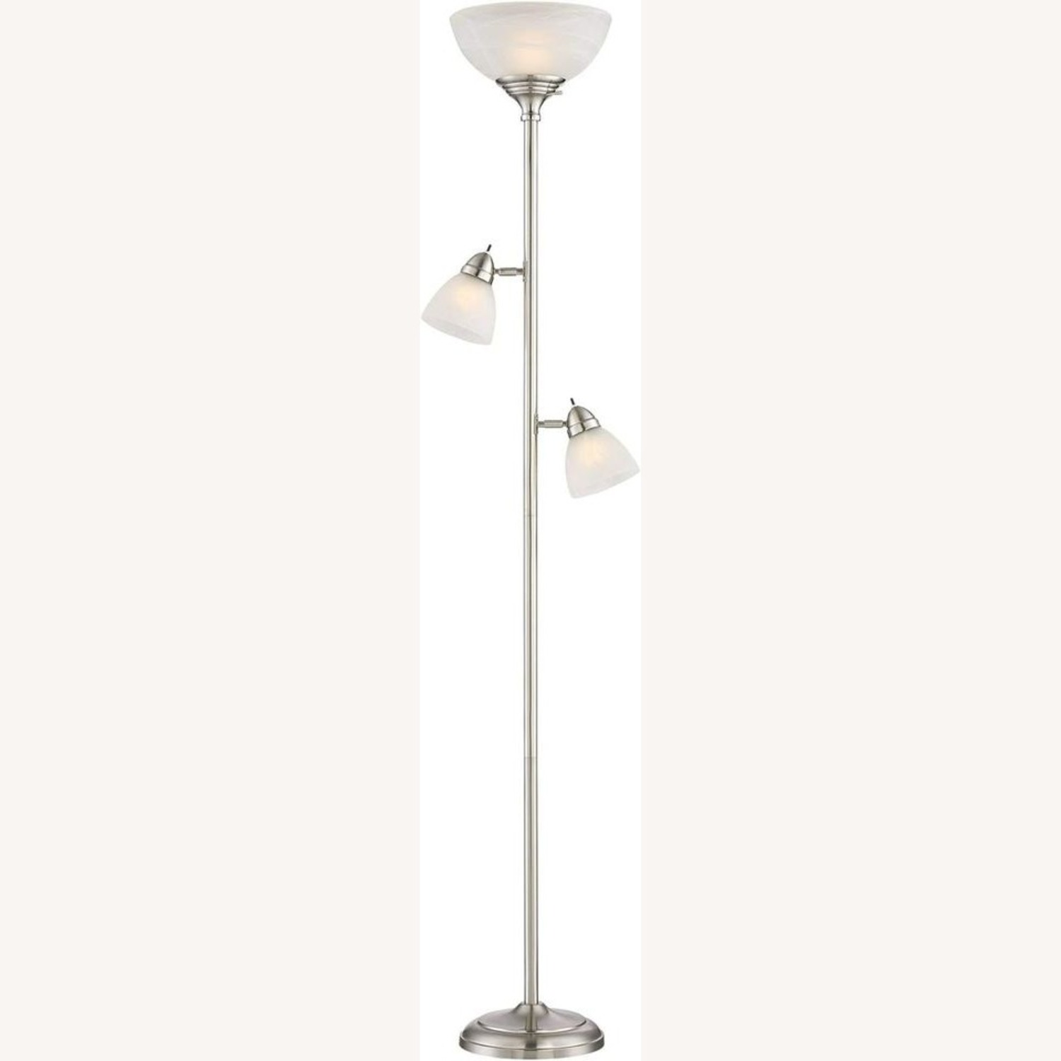Modern Glass 3-Light Floor Lamp, Must Sell Fast - image-1