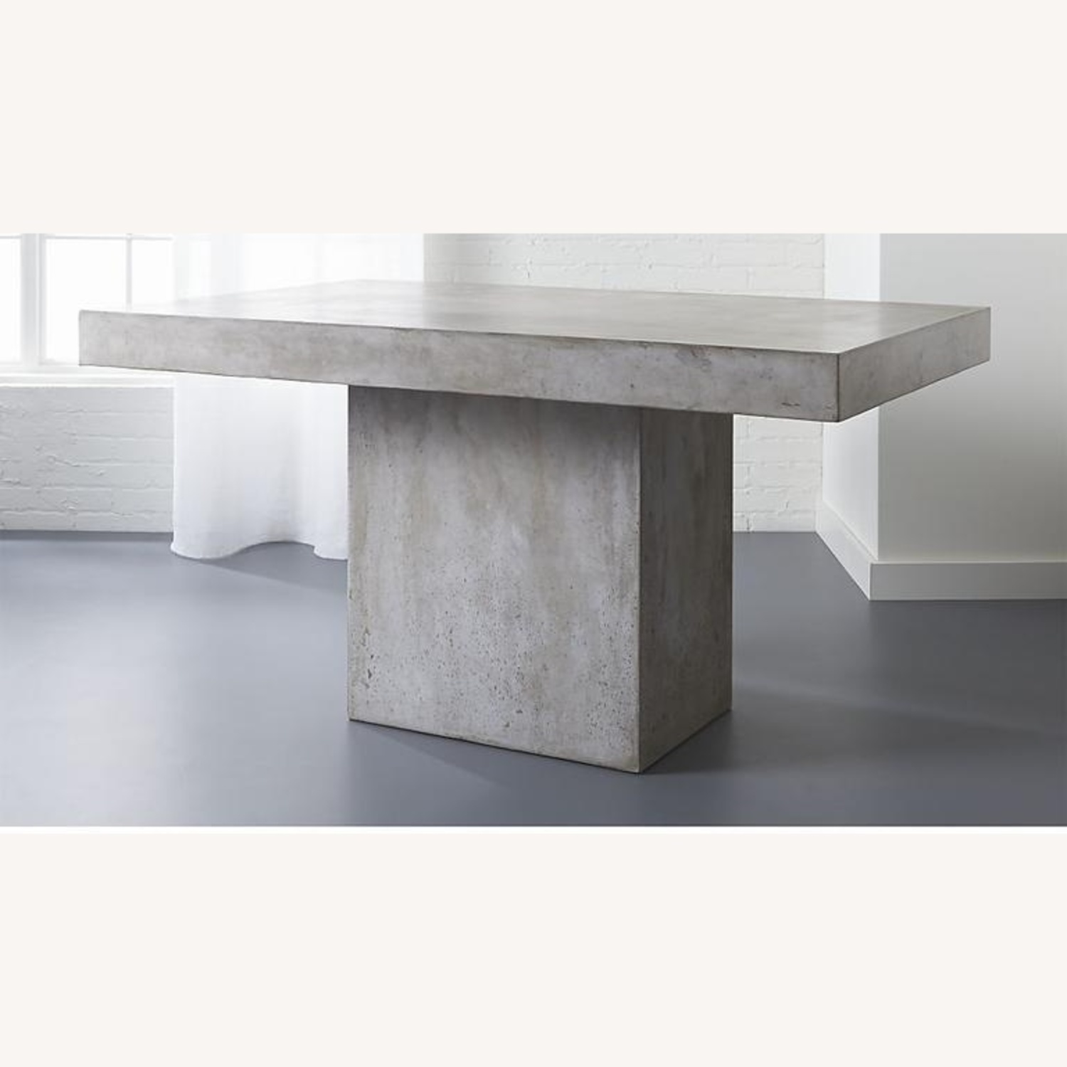 CB2 Fuze Grey Dining Table - image-4