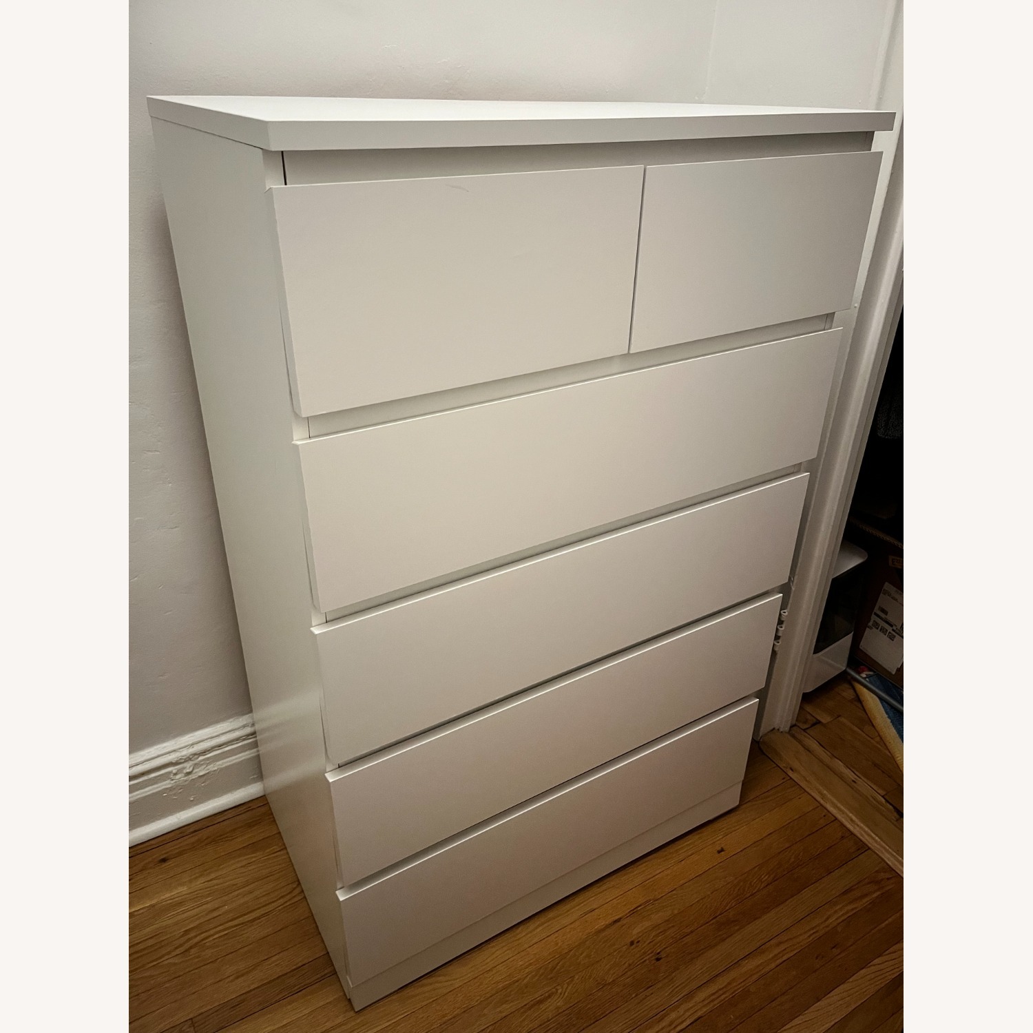 IKEA STORKLINTA 6-Drawer Chest – White, Minimalist - image-3