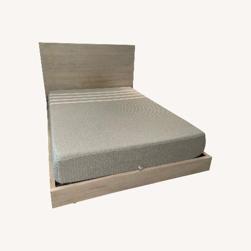 Used Pottery Barn Cayman Bed and Headboard (Full) for sale on AptDeco