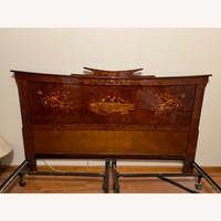 Inlaid Wood King Headboard
